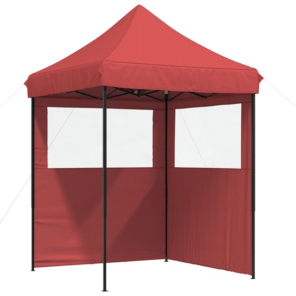 vidaXL Tente de fête 200 x 200 x 306 cm Bordeaux Tissu Oxford