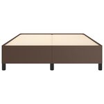 vidaXL Cadre de lit sans matelas marron 140x200 cm similicuir