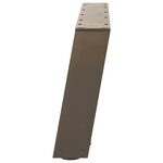 vidaXL Pieds de table basse en U  2 pièces  acier naturel  70 x (30-31) cm