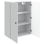 vidaXL Armoire Murale Blanc 66 x 34 5 x 90 cm Bois d'ingénierie