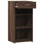 vidaXL Buffet chêne marron 45x42 5x93 cm bois d'ingénierie
