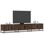 vidaXL Meuble TV chêne marron 240x35x41 cm bois d'ingénierie