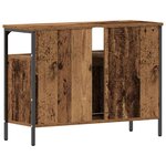 vidaXL Meuble de Lavabo de Salle de Bain Bois ancien 80 x 30 x 60 cm