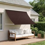 vidaXL Auvent Marron 350 x 150 cm