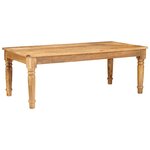 vidaXL Table basse Marron 100 x 55 x 40 cm bois de manguier massif