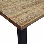 vidaXL Table à manger 150x90x75 cm bois d'acacia solide