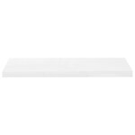 vidaXL Étagère murale flottante 2 Pièces Blanc brillant 80x23 5x3 8cm MDF
