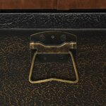 vidaXL Banc de rangement Bois massif et similicuir 80 5x41x50 cm