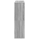 vidaXL Cloison de séparation sonoma gris 100x33x115 cm bois ingénierie