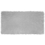 vidaXL Tapis en fausse Tafalla Gris 80 x 150 cm Polyester