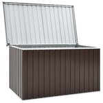 vidaXL Boîte de rangement de jardin Marron 171x99x93 cm