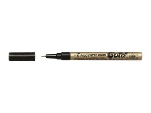 Marqueur permanent Super Color Pointe extra fine Or PILOT