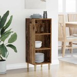 vidaXL Buffet Bois ancien 34 5 x 32 5 x 90 cm Bois d'ingénierie