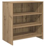 vidaXL Buffet 3 Pièces Chêne artisanal 70 x 41 x 75 cm Bois d'ingénierie