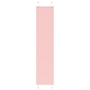 vidaXL Store plissé rose 45x200 cm largeur du tissu 44 4 cm polyester