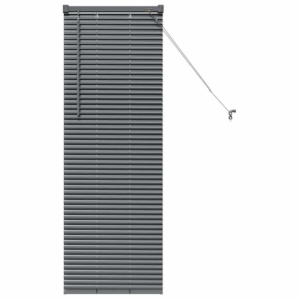 vidaXL Store de Fenêtre Gris foncé 80 x 130 cm Aluminium