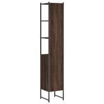 vidaXL Armoire de bain chêne marron 33x33x185 5 cm bois d'ingénierie