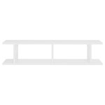 vidaXL Étagères murales 2 Pièces Blanc 90x18x20 cm bois d'ingénierie
