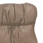 vidaXL Fauteuil relaxant Cappuccino 69 x 74 x 93 cm Faux cuir