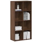 vidaXL Bibliothèque/Buffet Chêne marron 66x30x130 cm Bois d'ingénierie