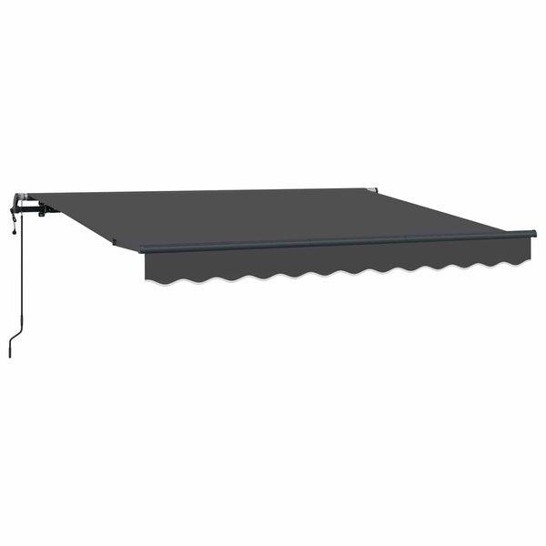vidaXL Auvent Rétractable Anthracite 300 x 200 cm tissu