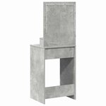 vidaXL Coiffeuse Gris béton 50 x 41 x 135 cm Bois d'ingénierie