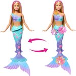 Mattel JDM72 - Poupée Barbie sirène - Fleur Magique