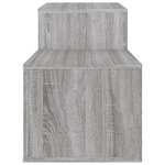 vidaXL Armoire à chaussures Sonoma gris 150x35x45 cm Bois d'ingénierie