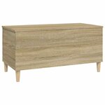 vidaXL Table basse Chêne sonoma 90x44 5x45 cm Bois d'ingénierie