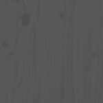 vidaXL Canapés centraux de jardin 2 Pièces gris bois de pin massif