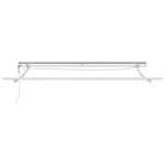 vidaXL Auvent Rétractable Vert et jaune 350 x 250 cm