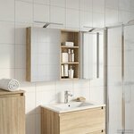 vidaXL Ensemble de Meubles de Salle de Bain 3 Pièces 110 x 10 5 x 60 5 cm