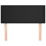 vidaXL Tête de lit Noir 90x5x78/88 cm Similicuir