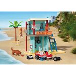 PLAYMOBIL 71903 - Poste de secours & voiturette de plage