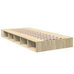 vidaXL Cadre de lit sans matelas chêne sonoma 90x200 cm