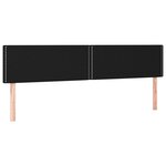 vidaXL Sommier à lattes de lit matelas et LED noir 120x190 cm tissu