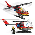 Lego 60411 - L'hélicoptère de secours des pompiers