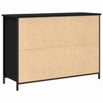 vidaXL Buffet Chêne noir 100 x 35 x 70 cm Bois d'ingénierie