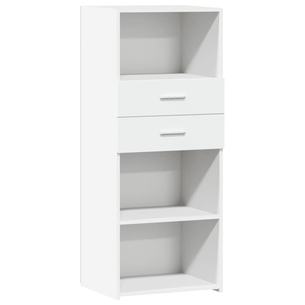 vidaXL Buffet haut blanc 50x42 5x124 cm bois d'ingénierie
