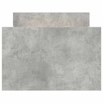 vidaXL Cadre de lit sans matelas gris béton 75x190 cm