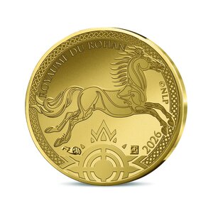 Le Seigneur des Anneaux Monnaie de 250€ Or Le drapeau du Rohan