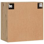 vidaXL Armoire murale chêne artisanal 60x31x60 cm bois d'ingénierie