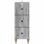 vidaXL Armoire à tiroirs 33 x 34 5 x 90 cm Bois d'ingénierie