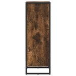 vidaXL Bibliothèque Chêne Fumé 80 x 30 x 155 cm Bois d'ingénierie