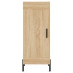 vidaXL Buffet haut Chêne sonoma 34 5x34x180 cm Bois d'ingénierie