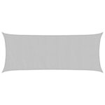 vidaXL Voile d'ombrage gris clair 4 5x2 m 100  polyester oxford