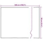 vidaXL Film autoadhésif pour meubles bois foncé 500x90 cm PVC