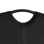 vidaXL Chaises à manger cantilever lot de 6 noir similicuir