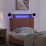 vidaXL Tête de lit suspendue Marron PU antique