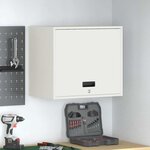 vidaXL Armoire murale pour garage Blanc 60 x 40 x 53 cm